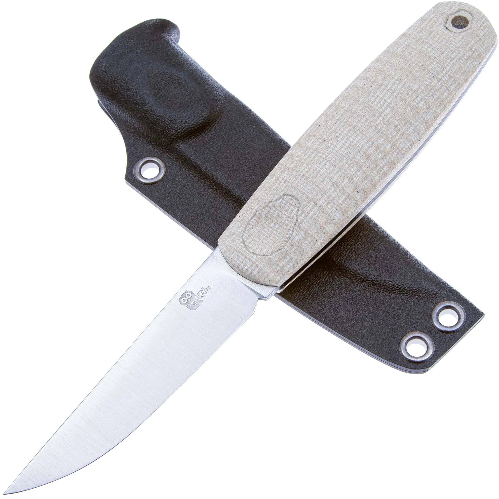 Нож Owl Knife North-XS N690 микарта Джинс бежевая | Магазин ножей