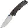 Нож Vosteed Marten 330 stonewash сталь 154CM рукоять Black Carbon Fiber
