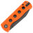 Нож QSP Canary Folder blackwash сталь 14C28N рукоять Orange G10 (QS150-B2)