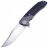 Нож Maxace Goliath 2.0 Bowie cталь M390 stonewash рукоять CF/Blackwash Ti