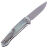 Нож WE Knife Smooth Sentinel сталь CPM-20CV рукоять Gray Ti/Natural G10 (WE20043-2)