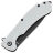 Нож Daggerr Wocket DL blackwash serrated сталь 8Cr14MoV рукоять White FRN