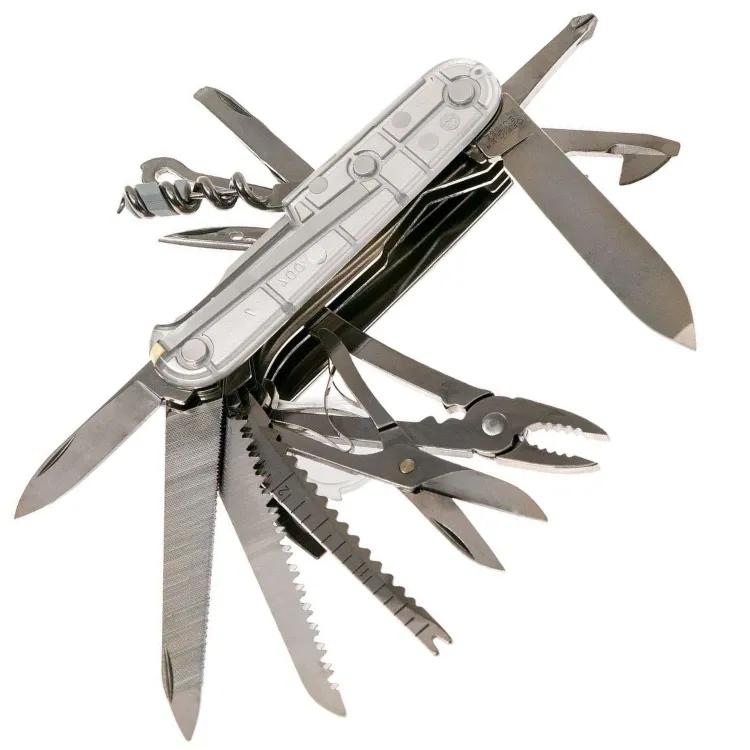 Нож многофункц. Victorinox Swiss Champ SilverTech 91мм (1.6794.T7)