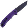 Нож CIVIVI Brazen Tanto Blackwash сталь D2 рукоять Purple G10 (C2023D)