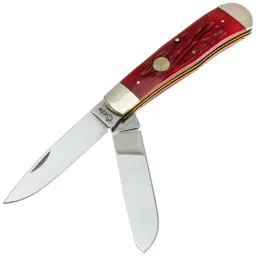 Нож Queen Cutlery Big Boy Trapper сталь 1095 рукоять Red Bone