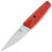 Нож Owl Knife Tyto XS Miss Owl сталь N690 рукоять красный G10