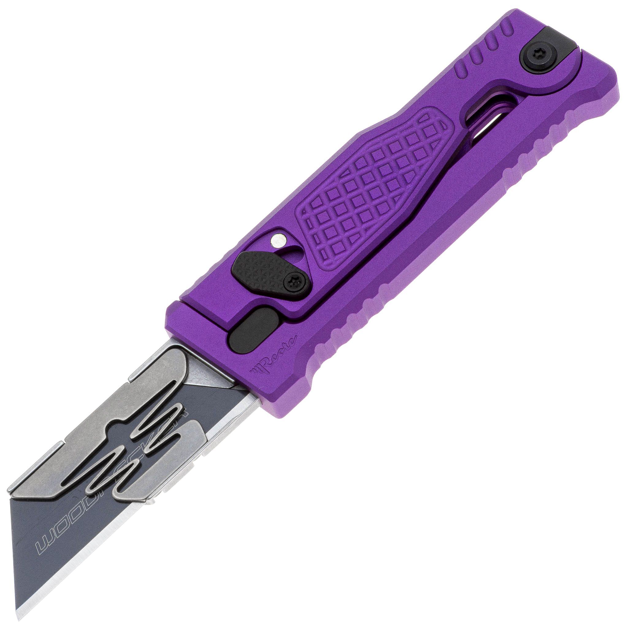 Нож Reate EXO-U Stainless steel рукоять Purple Aluminium | Магазин  Forest-Home