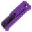 Нож Reate EXO-U сталь Stainless steel рукоять Diamond Pattern/Purple Aluminium