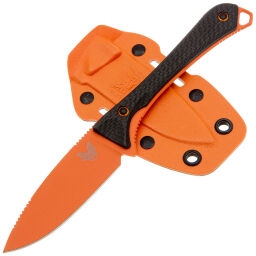 Нож Benchmade Altitude Orange Cerakote сталь CPM-S90V рукоять Carbon Fiber (15201OR)