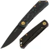 Нож Real Steel Luna Boost blackwash сталь N690 рукоять Ti/Arcitc Storm FatCarbon (7072FC9)