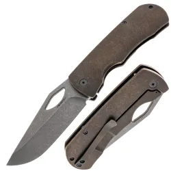 Нож McNees Dixon darkwash сталь MagnaCut рукоять Atomic Bronze Titanium