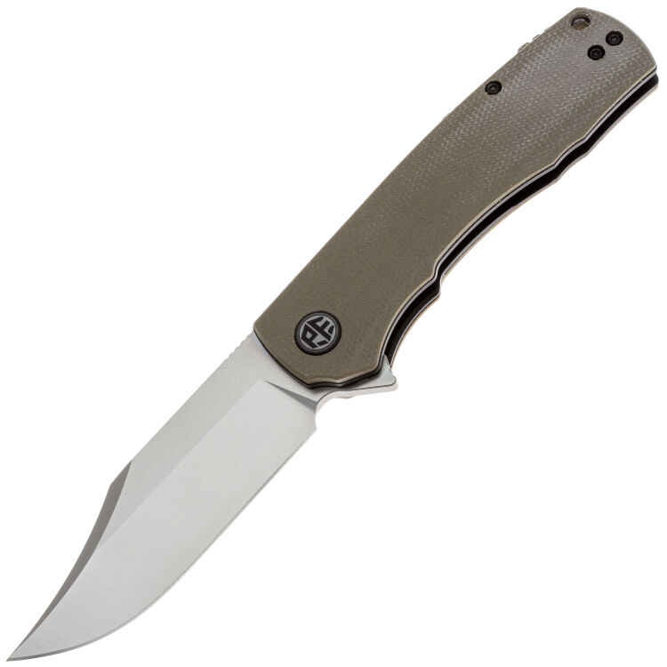 Нож Petrified Fish Victor satin сталь K110 рукоять Khaki Micarta