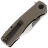 Нож Petrified Fish Victor satin сталь K110 рукоять Khaki Micarta