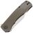 Нож Petrified Fish Victor satin сталь K110 рукоять Khaki Micarta
