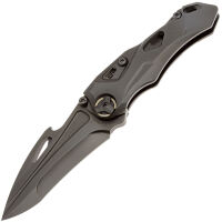 Нож Rike Knife Athron B DLC сталь M390 рукоять DLC Titanium