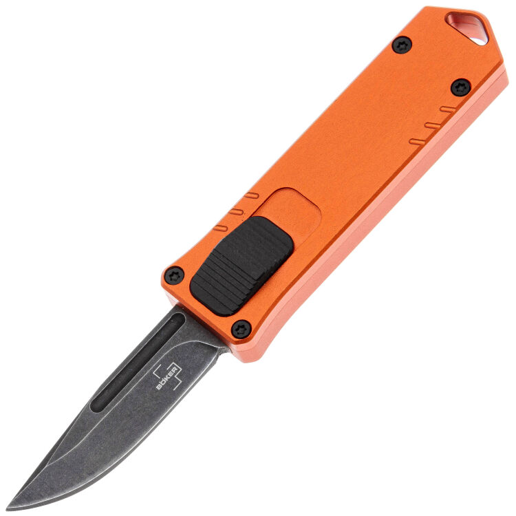 Нож Boker Plus USB OTF сталь D2 рукоять Burnt Orange Aluminium (06EX275)