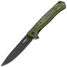 Нож Lion Steel Skinny PVD stonewash сталь MagnaCut рукоять Green Aluminium/Micarta (SK01A GB)