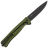 Нож Lion Steel Skinny PVD stonewash сталь MagnaCut рукоять Green Aluminium/Micarta (SK01A GB)