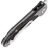 Нож Microtech LUDT Gen III stonewash сталь M390MK рукоять Black Aluminum (1135-10)