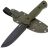 Нож N.C. Custom Forester blackwash сталь AUS-10 рукоять Olive G10 (kydex)