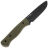 Нож N.C. Custom Forester blackwash сталь AUS-10 рукоять Olive G10 (kydex)