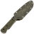 Нож N.C. Custom Forester blackwash сталь AUS-10 рукоять Olive G10 (kydex)