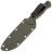 Нож N.C. Custom Forester blackwash сталь AUS-10 рукоять Olive G10 (kydex)