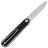 Нож Real Steel Iris Front Flipper satin сталь 12C27 рукоять Black G10 (8061BB)