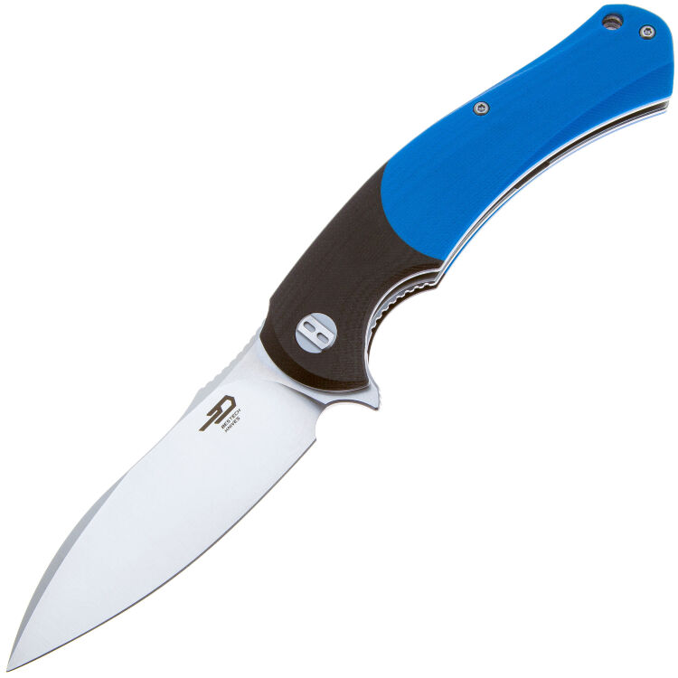 Нож Bestech Penguin сталь D2 рукоять Blue/Black G10 (BG32B)