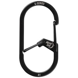 Карабин Nite Ize G-Biner #2 Dual Chamber Carabiner Black (GS2-01-R6)  (GS2-01-R6)