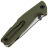 Нож Real Steel Yak Flat сталь 14C28N рукоять Green G10 (7871BG)