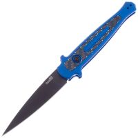 Нож Kershaw Launch 8 Black сталь CPM-154 рукоять Blue Aluminium/CF (7150BLUBLK)