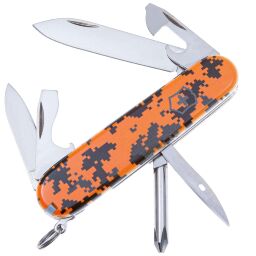 Нож многофункц. Victorinox Tinker Blaze Orange Digital Camo 91мм