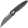 Нож WE Knife Zenthra gray stonewash сталь M390 рукоять Titanium/Twill CF (WE24021C-2)