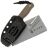 Нож Kizer Drop Bear fixed gray stonewash сталь 14C28N рукоять Burlap Micarta