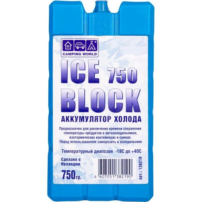 Аккумулятор холода Camping World Iceblock 750г (-20С)