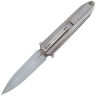 Нож WE Knife Diatomic beadblast сталь CPM-20CV рукоять Beadblast gray Ti (WE22032-2)