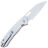 Нож CJRB Pyrite Wharncliffe stonewash сталь AR-RPM9 рукоять Steel (J1925A-ST)