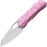 Нож Remette Woodpecker сталь M390 рукоять Pink Crystal Titanium (RTWP-IP)