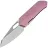Нож Remette Woodpecker сталь M390 рукоять Pink Crystal Titanium (RTWP-IP)