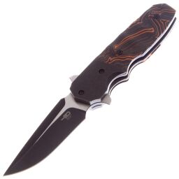 Нож Bestech Freefall Blackwash сталь S35VN рукоять Ti/Orange G10 (BT2007B)