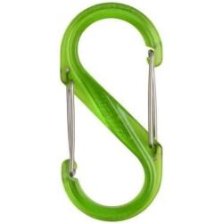 Карабин Nite Ize S-Biner Dual Carabiner Plastic #4 Translucent Lime (SBP4-03-17T)