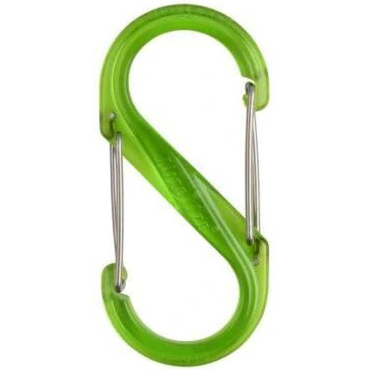 Карабин Nite Ize S-Biner Dual Carabiner Plastic #4 Translucent Lime (SBP4-03-17T)