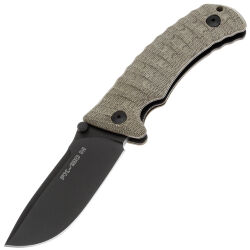 Нож Fox Pro-Hunter Black сталь N690Co рукоять Micarta (FX-130 MGT)