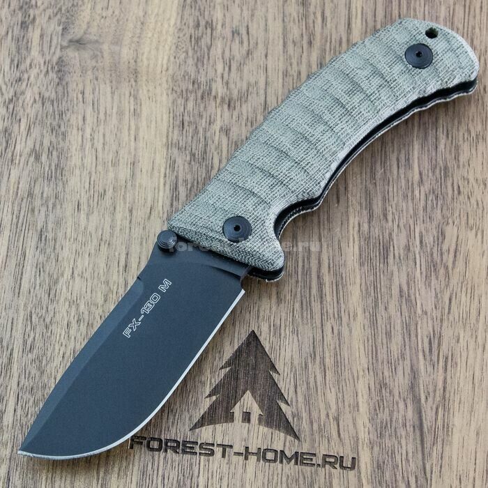 Нож Fox Pro-Hunter Black сталь N690Co рукоять Micarta (FX-130 MGT)