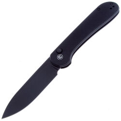 Нож CIVIVI Elementum Button Lock blackwash сталь 14C28N рукоять Black G10 (C2103A)
