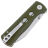 Нож QSP Canary Folder stonewash сталь 14C28N рукоять Green G10 (QS150-F1)