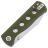 Нож QSP Canary Folder stonewash сталь 14C28N рукоять Green G10 (QS150-F1)
