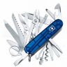 Нож многофункц. Victorinox Swiss Champ Translucent Blue 91мм (1.6795.T2)