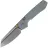 Нож Vosteed Raccoon TLL Sheepsfoot stonewash сталь 14C28N рукоять Grey G10